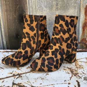 Matisse cheetah print boots